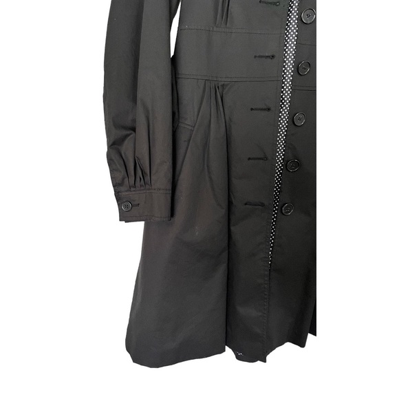 H&M Lined Trench Coat w Pleated Detail & Belt - Picture 7 of 11